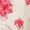 Pink And Cream Floral Print Pleated Hip Mini Dress