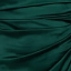 Teal Satin Strappy Cowl Neck Gathered Skirt Midi Dress