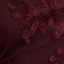 Chocolate Floral Embroidered Mesh Bodycon Mini Dress