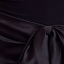 Black 2 in 1 Satin Gathered Midi Dress