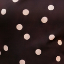 Chocolate Polka Dot Off The Shoulder Midi Dress